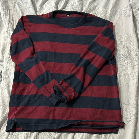 Uniqlo Other - ♥️uniqlo men’s striped long sleeve tee